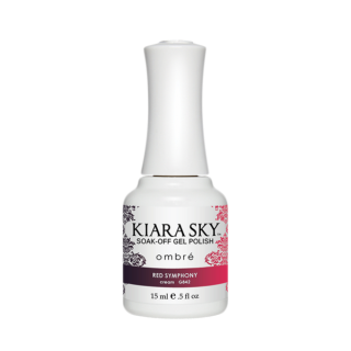 KIARA SKY – GEL POLISH (OMBRE) - G842 RED SYMPHONY